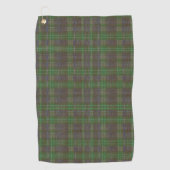 Serviette De Golf Cabin Forest Green Tartan (Devant)