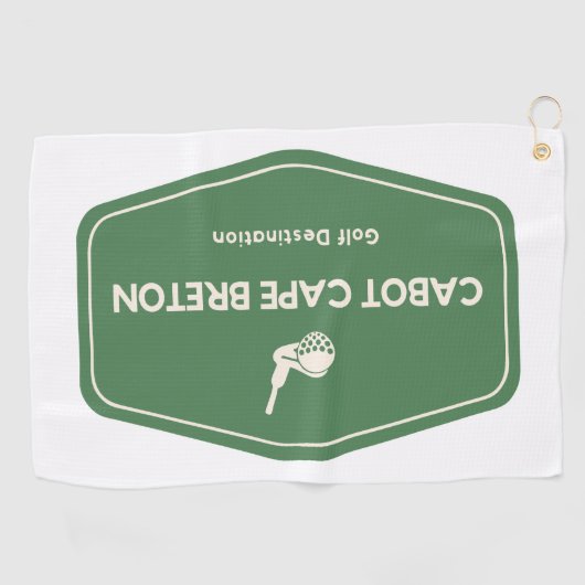 Serviette De Golf Cabot Cap Breton Canada Destination Golf (Horizontal)