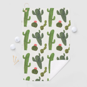 Serviette De Golf Cactus mignon de la collection   de Llamarama