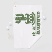 Serviette De Golf Cactus Pas un gros cactus drôle dire (En situation)