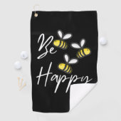 Serviette De Golf Cadeau apiculteur | L'apiculteur Soyez heureux (En situation)