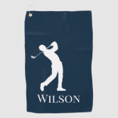 Serviette De Golf Cadeau de Fête des pères parfait pour les amateurs (Devant)