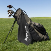 Serviette De Golf Cadeau de Garçons d'Honneur Moderne Tendance Mascu (Vert)