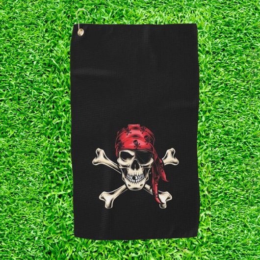 Serviette De Golf Cadeau de golf Pirate