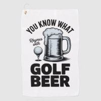 Cadeau de golfeur de bière drôle de golf humour de