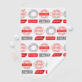 Serviette De Golf Cadeau de golfeurs ! Amusant retraite Golf Towel (En situation)