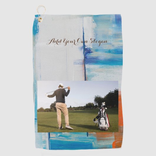 Serviette De Golf Cadeau de la journée du meilleur père (Devant)