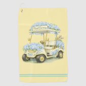 Serviette de golf | Cadeau de parcours floral Hydr (Devant)
