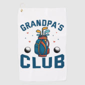Serviette De Golf Cadeau du club de golf de grand-père (Devant)