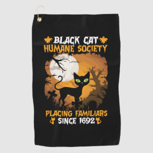 Serviette De Golf Cadeau Halloween   Société humaine Placer des fami