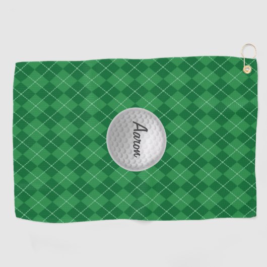 Serviette De Golf Cadeau personnalisé Golfer Golf Towel (Horizontal)