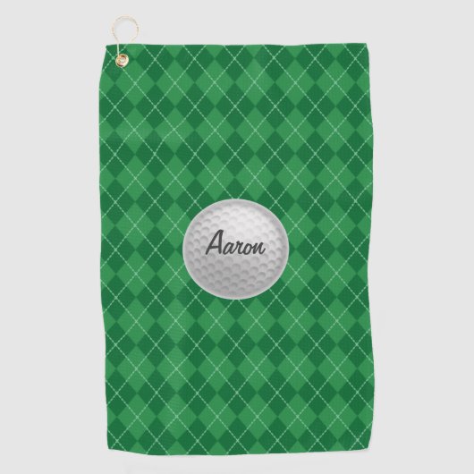 Serviette De Golf Cadeau personnalisé Golfer Golf Towel (Devant)