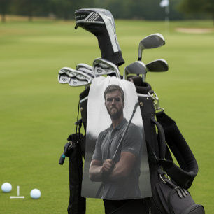 Serviette De Golf Cadeau personnalisé photo golfeur
