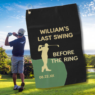 Serviette De Golf Cadeau personnalisé pour un enterrement de vie de