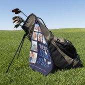 Serviette De Golf Cadeau pour Golf Papa | Meilleur Papa Par Photo Co (Vert)