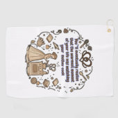 Serviette De Golf cadeaux de fête des mères (Horizontal)