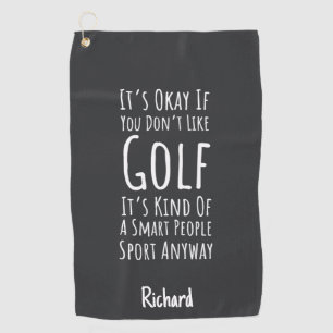 Serviette De Golf Cadeaux de golf drôles Humoristiques Nouveauté Bla