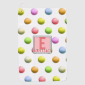 Serviette De Golf Cadeaux de golf Monogramme Dames (Devant)