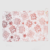 Serviette De Golf Cadeaux de Noël 5 (Horizontal)