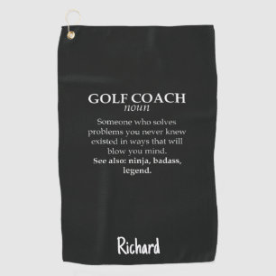 Serviette De Golf Cadeaux d'entraîneur de golf Entraîneur de golfeur