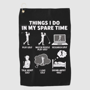 Serviette De Golf Cadeaux drôles de coach amateur de golf Papa Grand