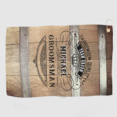 Serviette De Golf Cadeaux Groomsmen (Horizontal)