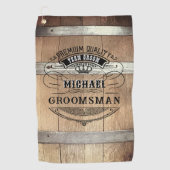 Serviette De Golf Cadeaux Groomsmen (Devant)