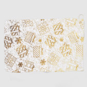 Serviette De Golf Cadres de Noël 4 (Horizontal)
