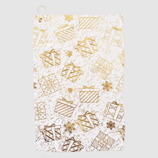 Serviette De Golf Cadres de Noël 4 (Devant)
