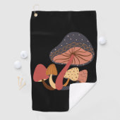 Serviette De Golf Café aux champignons (En situation)