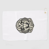 Serviette De Golf Café Café Chat Drôle Chat Graphique - Café Café Ca (Horizontal)