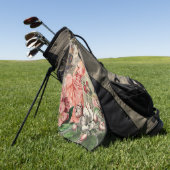 Serviette De Golf Café Lady Victorian Femme Rose Classy (Vert)