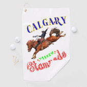 Serviette De Golf Calgary Yeehaw Stampede (En situation)