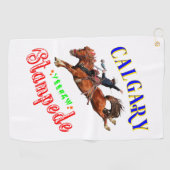 Serviette De Golf Calgary Yeehaw Stampede (Horizontal)