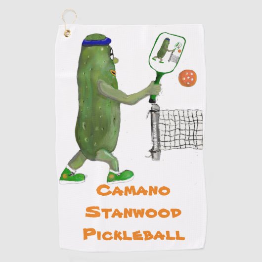 Serviette De Golf Camano Stanwood Pickleball (Devant)
