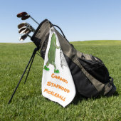 Serviette De Golf Camano Stanwood Pickleball (Vert)