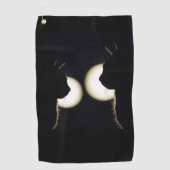 Serviette De Golf Cambrioleurs Chats Repérés (Devant)