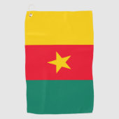 Serviette De Golf Cameroun (Devant)