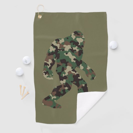Serviette De Golf Camo Bigfoot Sasquatch (En situation)
