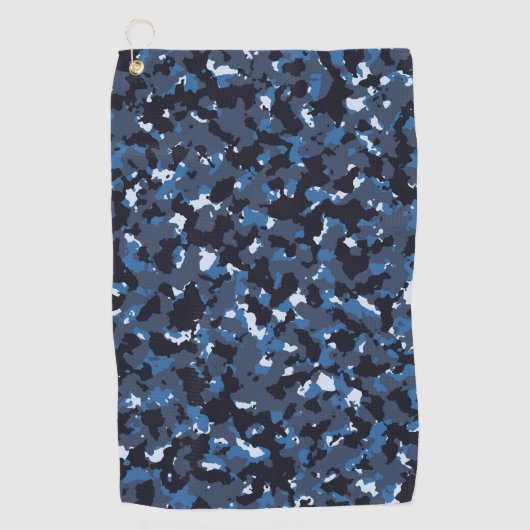 Serviette De Golf camo bleu (Devant)