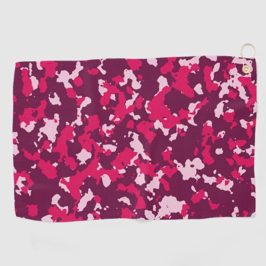 Serviette De Golf camo rose (Horizontal)