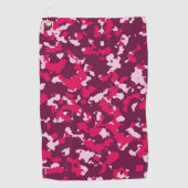 Serviette De Golf camo rose (Devant)