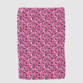 Serviette De Golf Camo rose vif/Poster de animal amusant (Devant)