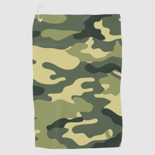 Serviette De Golf Camo vert (Devant)