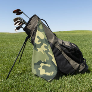 Serviette De Golf Camo vert