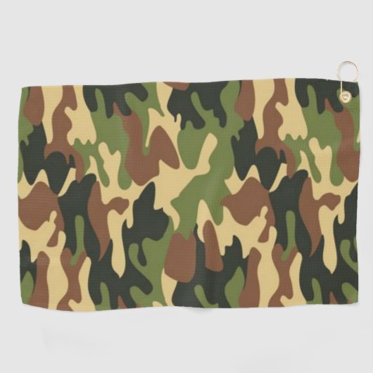 Serviette De Golf camouflage (Horizontal)