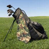 Serviette De Golf camouflage (Vert)
