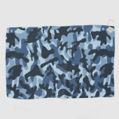 Serviette De Golf Camouflage bleu (Horizontal)