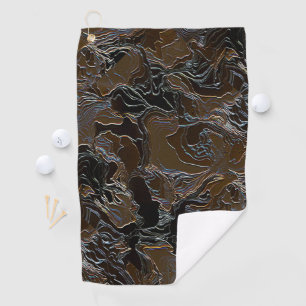 Serviette De Golf Camouflage Brown métallique