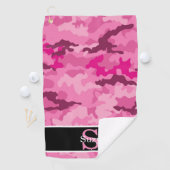 Serviette De Golf Camouflage Camouflage Camouflage Rose (En situation)